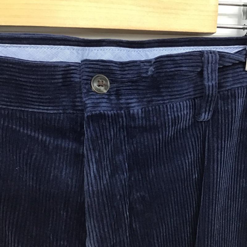 ポロラルフローレン POLO RALPH LAUREN パンツ ワークパンツ、ペインターパンツ コーデュロイパンツ ワイドパンツ カジュアルパンツ スラックスパンツ 34インチ ロゴ、文字 紺 / ネイビー /  メンズ USED 古着 中古 10149213