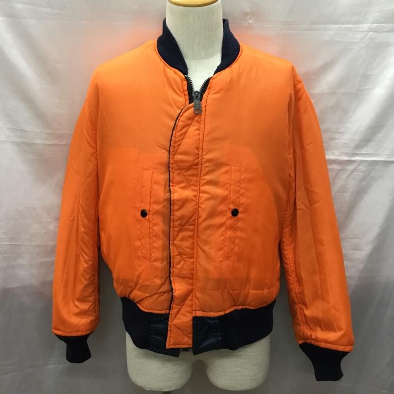 コリンズ CORINTH MFG CO ジャケット、上着 フライトジャケット AF601-287-1476 MA-1ジャケット リバーシブル M 無地 紺 / ネイビー /  メンズ USED 古着 中古 10121276