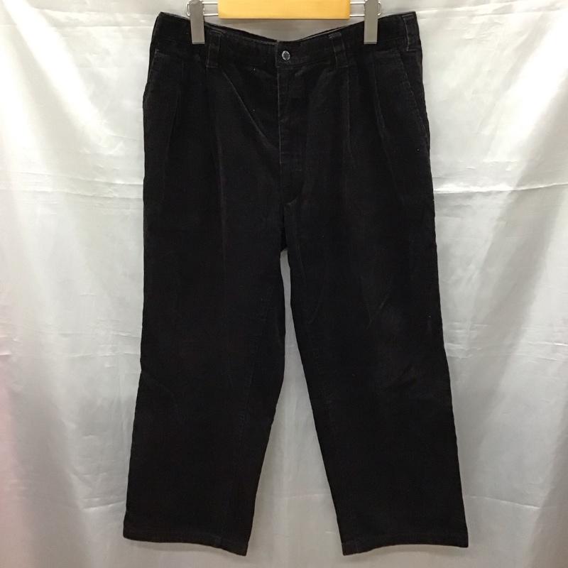 トップサイダー TOP-SIDER パンツ デニム、ジーンズ コーデュロイパンツ ワイドパンツ ストレートパンツ カジュアルパンツ 無地 黒 / ブラック /  メンズ USED 古着 中古 10116220