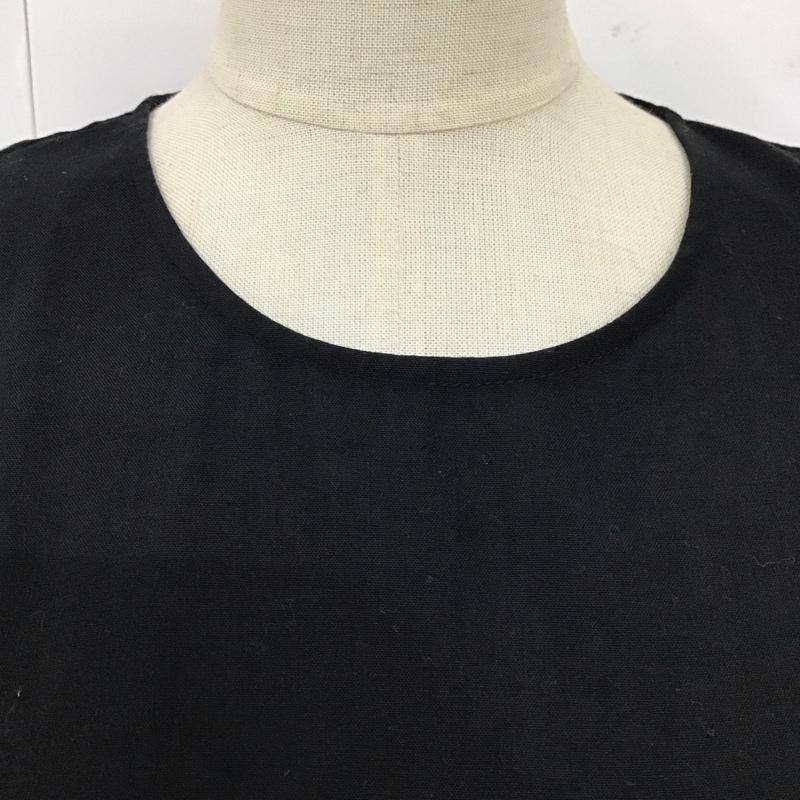 サニーレーベル Sonny Label ワンピース ロングスカート la25-26t703 半袖ロングワンピース フレアスカート FREE 無地 黒 / ブラック /  レディース USED 古着 中古 10117827