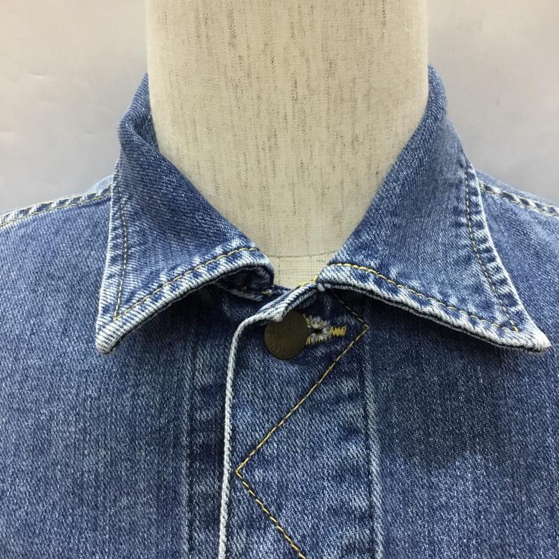 リー Lee ジャケット、上着 ジャケット、ブレザー 0411 デニムジャケット ジージャン M ロゴ、文字 青 / ブルー /  メンズ USED 古着 中古 10109048