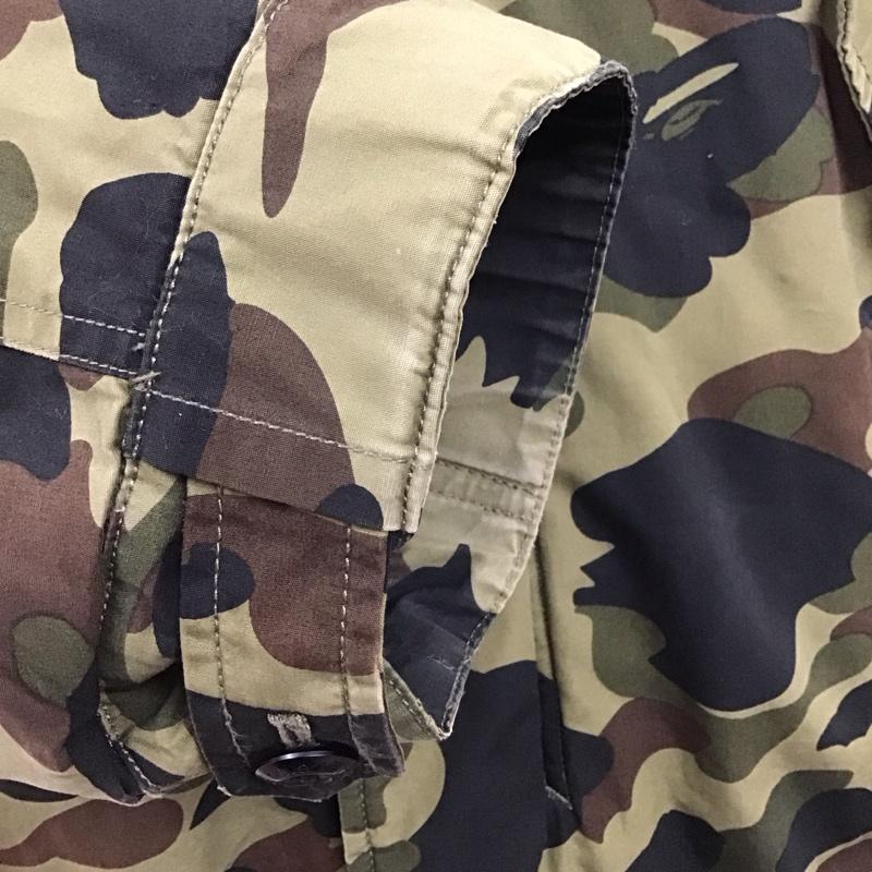 アベイシングエイプ A BATHING APE ジャケット、上着 ジャンパー、ブルゾン ジップアップジャケット ロングジャケット アウター フード付きアウター XL 総柄 マルチカラー / マルチカラー /  メンズ USED 古着 中古 10119224