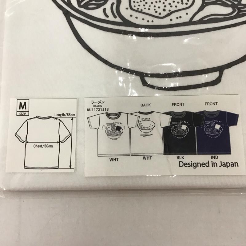 豊天商店 ぶーでんしょうてん Tシャツ 半袖 らーめん プリントT M ロゴ、文字 X プリント 白 / ホワイト /  メンズ USED 古着 中古 10143061