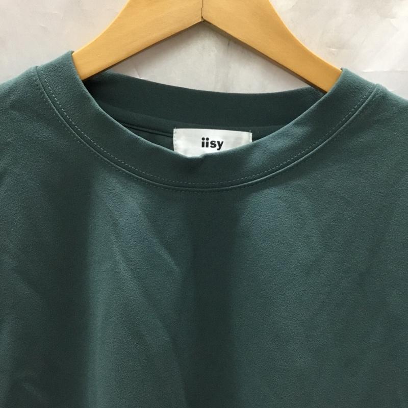 古着 USED Tシャツ 半袖 iisy BWM-02000-A オーバーサイズ M ワンポイント 緑 / グリーン /  メンズ USED 古着 中古 10119320