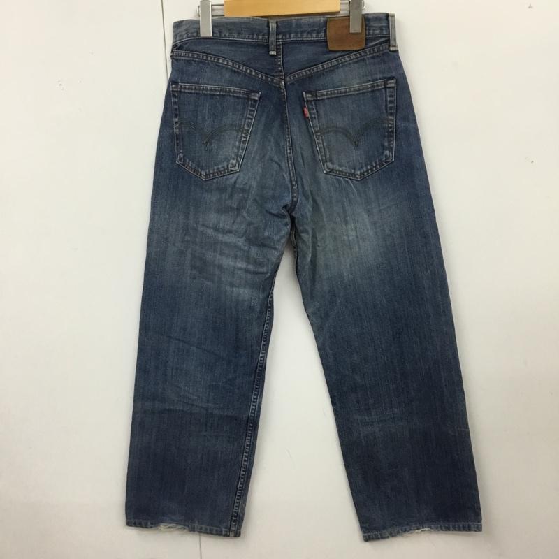 リーバイストラウスアンドコー Levi Strauss & co. パンツ デニム、ジーンズ デニムパンツ ストレートパンツ ワイドパンツ カジュアルパンツ 31インチ 無地 インディゴ / インディゴ /  メンズ USED 古着 中古 10120469