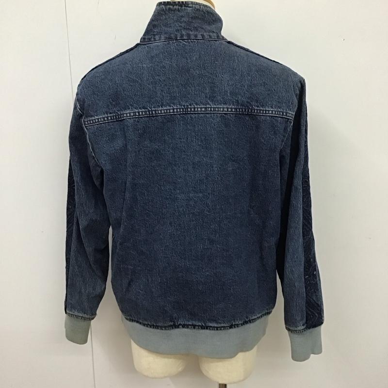 リーバイス Levi s ジャケット、上着 ジャンパー、ブルゾン ジップアップジャケット ジャンパー ジャケット デニムジャケット アウター M ロゴ、文字 インディゴ / インディゴ /  メンズ USED 古着 中古 10114692
