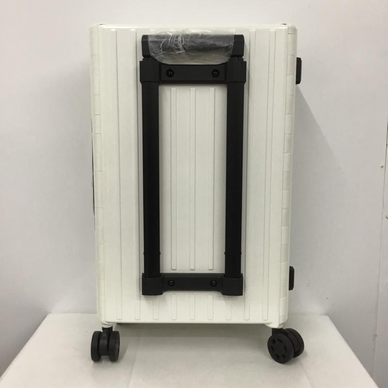 アンドフラット &.FLAT スーツケース、トランク スーツケース、トランク FL14-00001 折りたたみ ハードキャリーバッグ キャリーケース 箱有 ロゴ、文字 白 / ホワイト /  メンズ USED 古着 中古 10137503