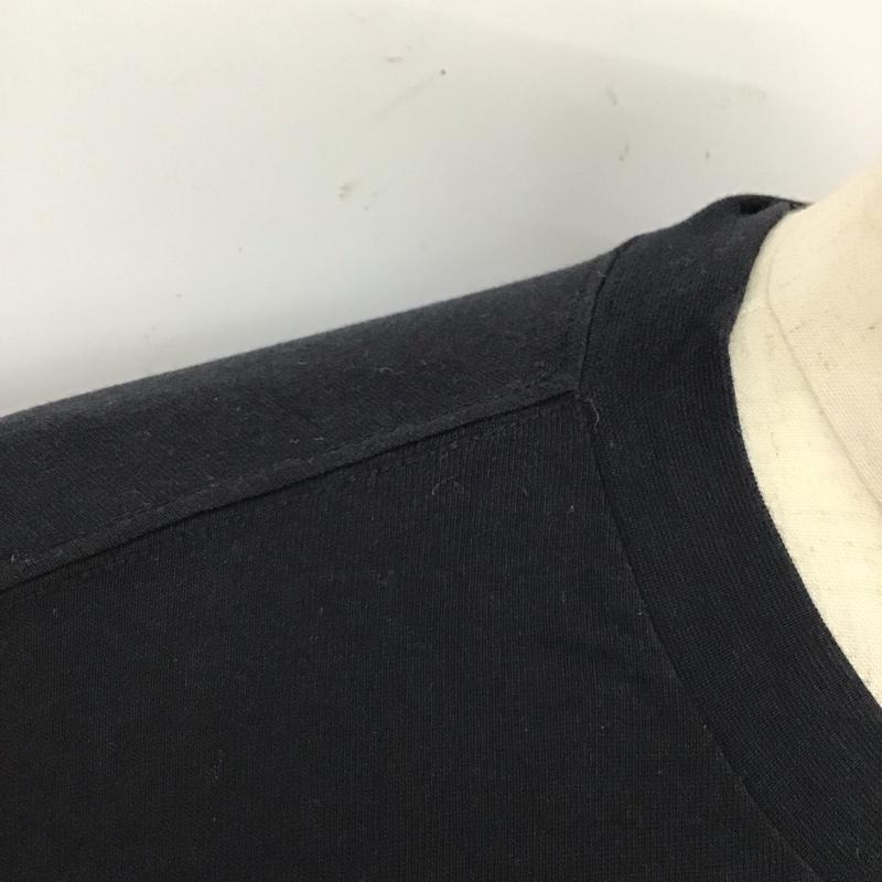 ベイフロー BAYFLOW Tシャツ 半袖 半袖カットソー プリントTシャツ クルーネックカットソー M 無地 黒 / ブラック /  メンズ USED 古着 中古 10114195