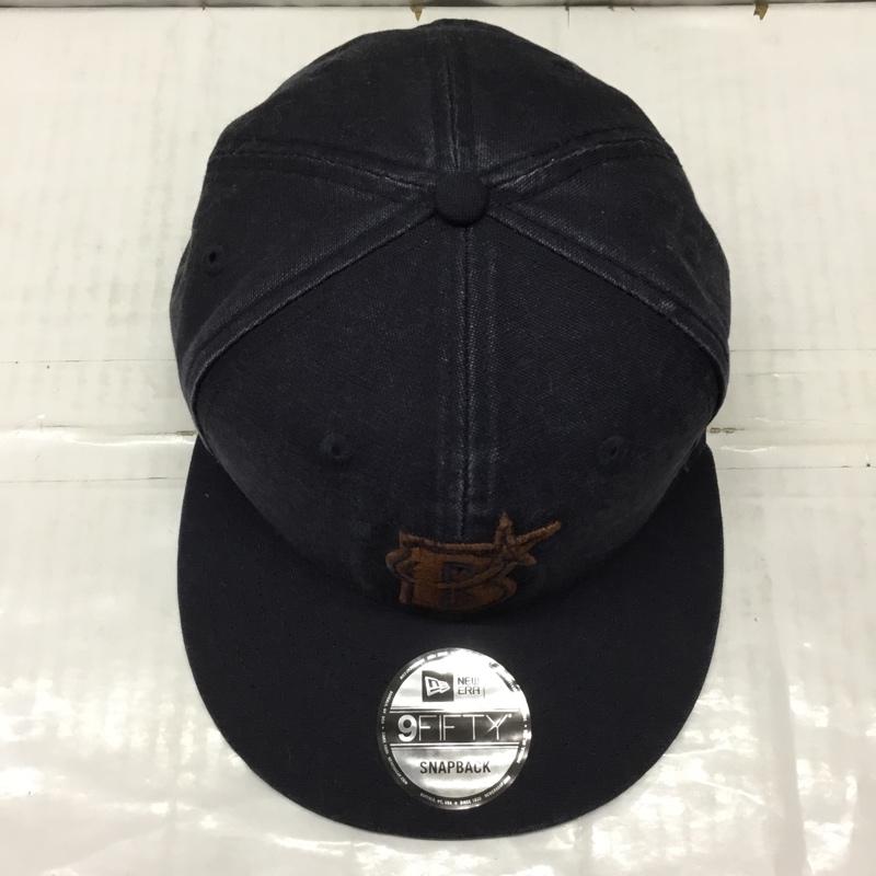 ニューエラ NEW ERA 帽子 キャップ 9FIFTY スナップバック 横浜DeNAベイスターズ ロゴ、文字 紺 / ネイビー /  メンズ USED 古着 中古 10118926