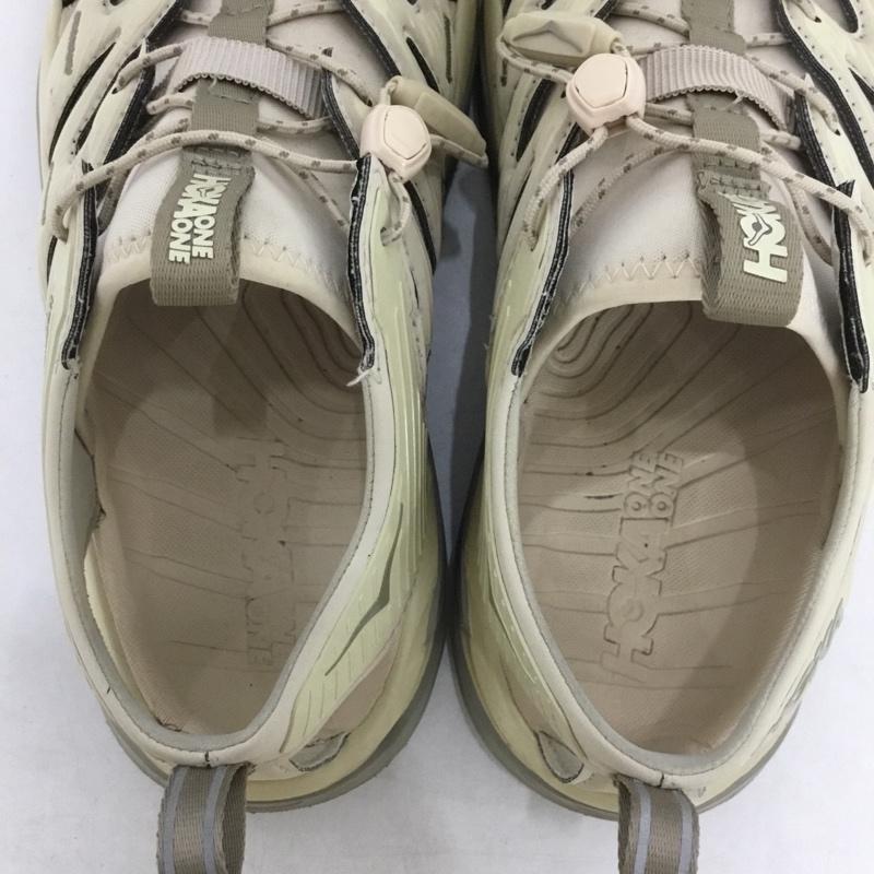 ホカオネオネ HOKA ONEONE サンダル サンダル 1123112 SSDD マウンテンサンダル 水陸両用 HOPARA 25.5cm 25.5cm ロゴ、文字 ベージュ / ベージュ /  メンズ USED 古着 中古 10140191