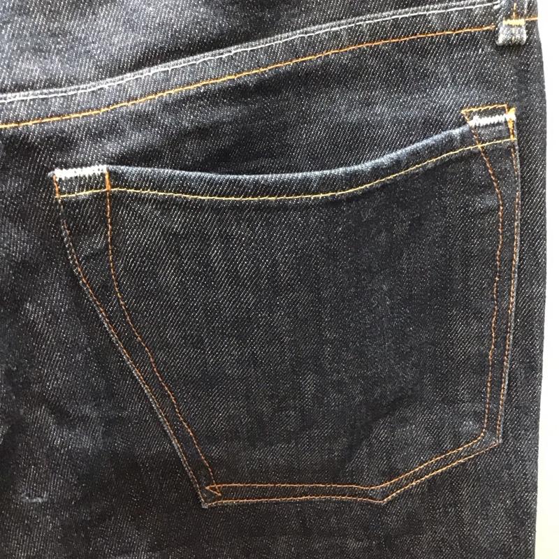 アーネストソーン earnest sewn パンツ デニム、ジーンズ スリム ストレート 30 無地 インディゴ / インディゴ /  レディース USED 古着 中古 10115413