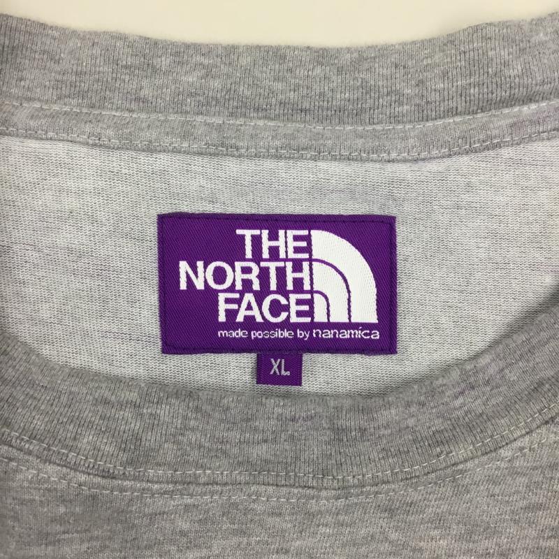 ザ ノースフェイス パープルレーベル THE NORTH FACE PURPLE LABEL Tシャツ 半袖 nt3324n H/SGraphicTee 半袖カットソー プリントTシャツ XL ロゴ、文字 灰 / グレー /  メンズ USED 古着 中古 10122851