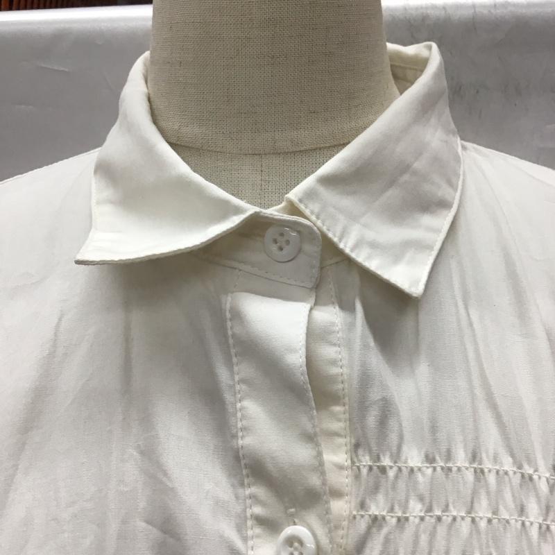 スライ SLY ワンピース ひざ丈スカート 030EAP33-3150 SHIRRING VOLUME SH OP ギャザースリーブ 1 無地 アイボリー / アイボリー /  レディース USED 古着 中古 10116770