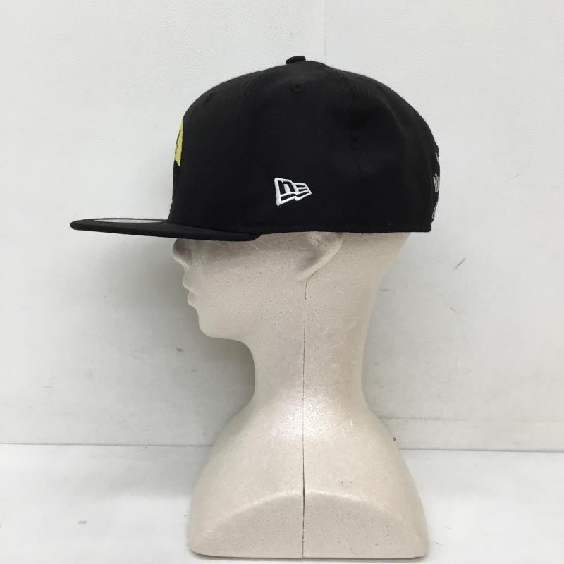 ニューエラ NEW ERA 帽子 キャップ Disney　THE　NIGHTMARE　BEFORE　CHRISTMAS　ティムバートン FREE ロゴ、文字 X キャラクター 黒 / ブラック /  メンズ USED 古着 中古 10135648