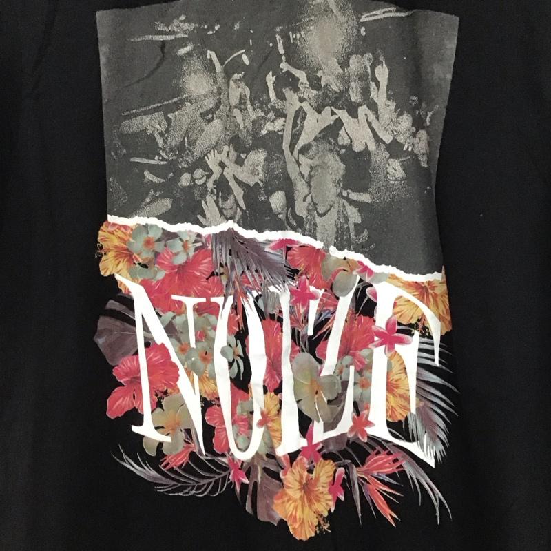 ゲス Guess Tシャツ 半袖 半袖カットソー プリントTシャツ クルーネックカットソー L プリント 黒 / ブラック /  メンズ USED 古着 中古 10145047