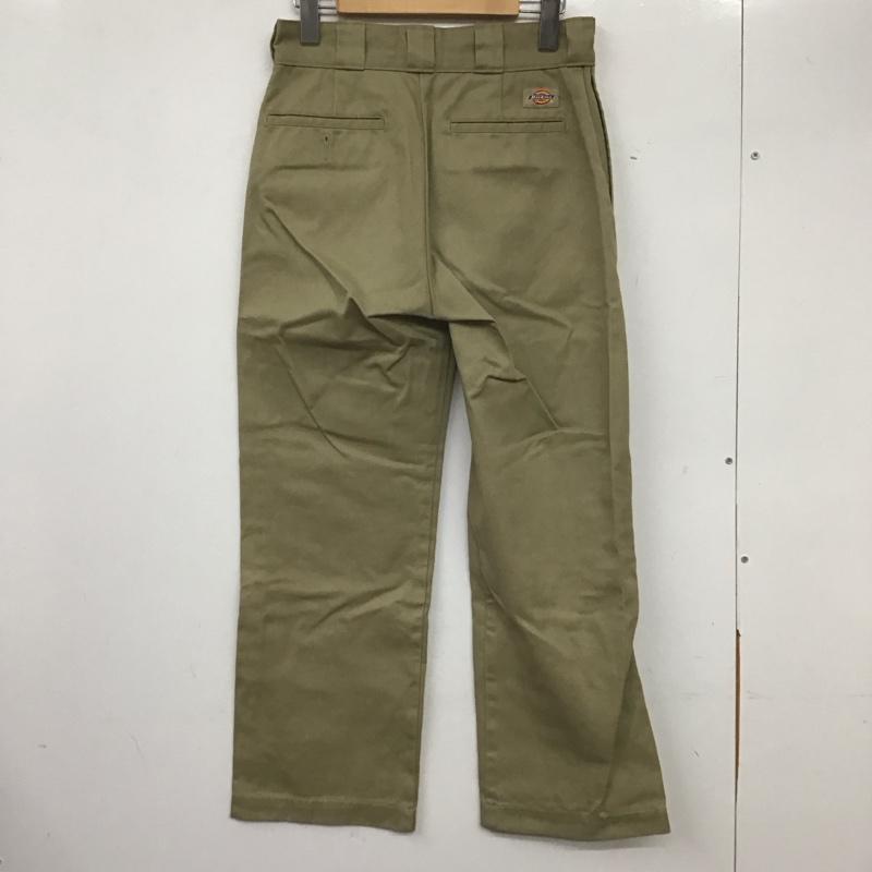 ディッキーズ Dickies パンツ ワークパンツ、ペインターパンツ ワークパンツ ワイドパンツ カジュアルパンツ チノパン 28インチ 無地 ベージュ / ベージュ /  メンズ USED 古着 中古 10139030