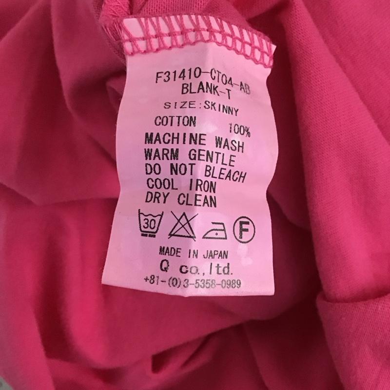 エフエイティー FAT Tシャツ 半袖 F3140-CT04-AB クルーネック SKINNY 無地 茶 / ブラウン /  メンズ USED 古着 中古 10106939