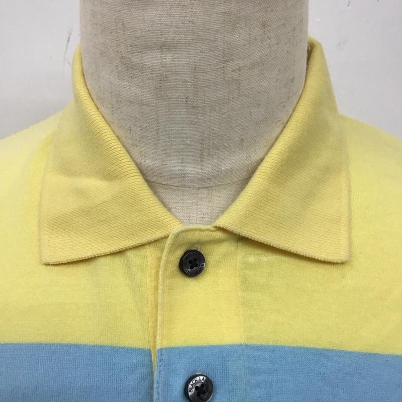 バーバリーブラックレーベル BURBERRY BLACK LABEL ポロシャツ 半袖 半袖ポロシャツ カラーシャツ 半袖カットソー 2 ボーダー柄 マルチカラー / マルチカラー /  メンズ USED 古着 中古 10113110