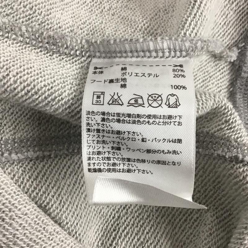 アディダス adidas パーカー 長袖 ジップパーカー 38 無地 灰 / グレー /  レディース USED 古着 中古 10142788