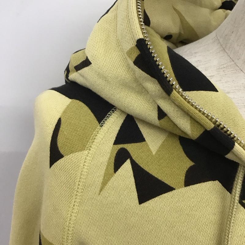 アベイシングエイプ A BATHING APE パーカー 長袖 1930-115-008 STAR CAMO フルジップ 裏起毛 XL 総柄 ベージュ / ベージュ /  メンズ USED 古着 中古 10107427