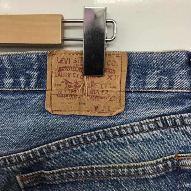 リーバイストラウスアンドコー Levi Strauss & co. パンツ デニム、ジーンズ デニムパンツ ワイドパンツ カジュアルパンツ 35インチ 無地 インディゴ / インディゴ /  メンズ USED 古着 中古 10146095