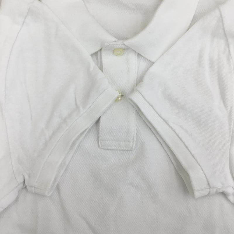 ポロラルフローレン POLO RALPH LAUREN カットソー 半袖 ポロシャツ M ロゴ、文字 白 / ホワイト /  レディース USED 古着 中古 10135644