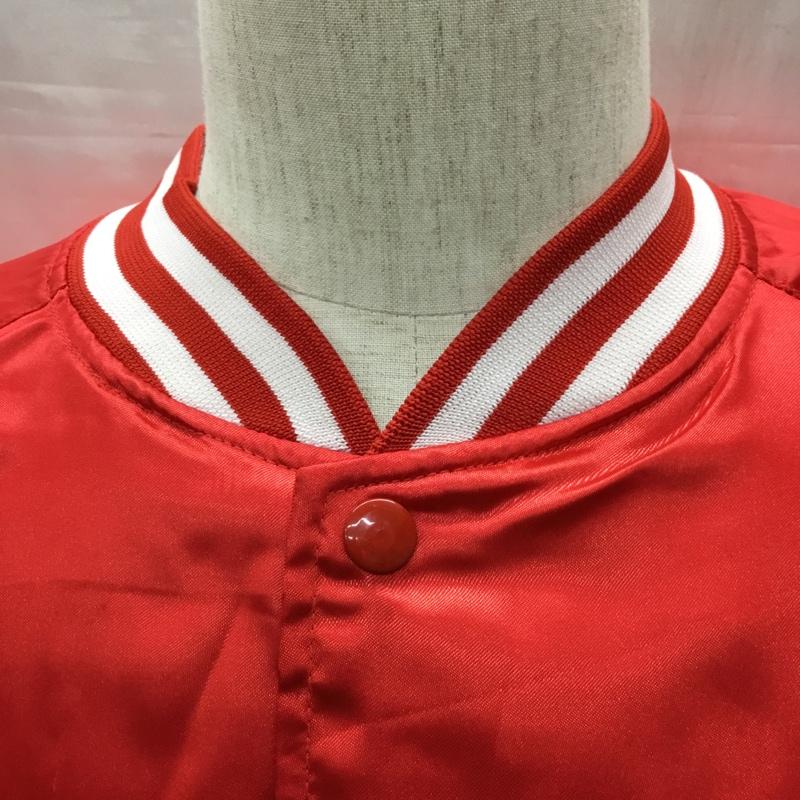 古着 USED ジャケット、上着 ジャンパー、ブルゾン Budweiser バックロゴ FREE ロゴ、文字 赤 / レッド /  メンズ USED 古着 中古 10118941