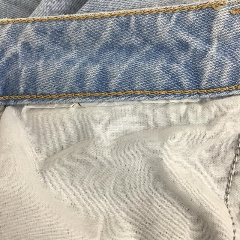 ザラ ZARA パンツ デニム、ジーンズ カットオフ 無地 水色 / ライトブルー /  レディース USED 古着 中古 10108076