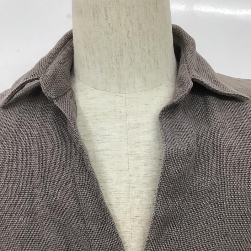 アタッチメント ATTACHMENT シャツ、ブラウス 長袖 リネンシャツ 1 無地 ベージュ / ベージュ /  メンズ USED 古着 中古 10105748