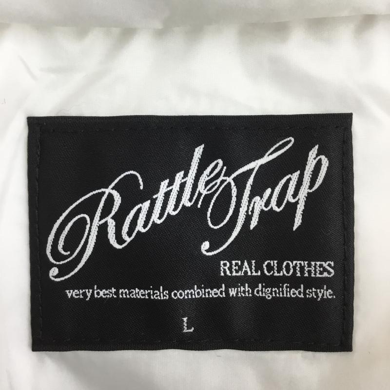 ラトルトラップ RATTLE TRAP ジャケット、上着 ダウンベスト M0543FV201 L  白 / ホワイト /  メンズ USED 古着 中古 10138460