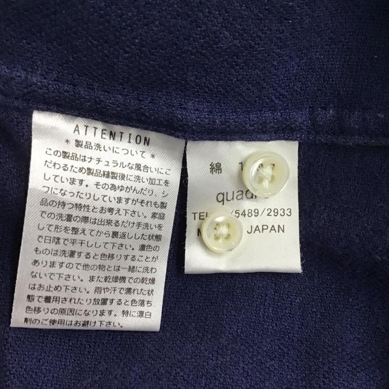 マリネロ MARINERO シャツ、ブラウス 長袖 長袖シャツ 無地シャツ カラーシャツ ボタンダウンシャツ プルオーバーシャツ 1 無地 紺 / ネイビー /  メンズ USED 古着 中古 10131771
