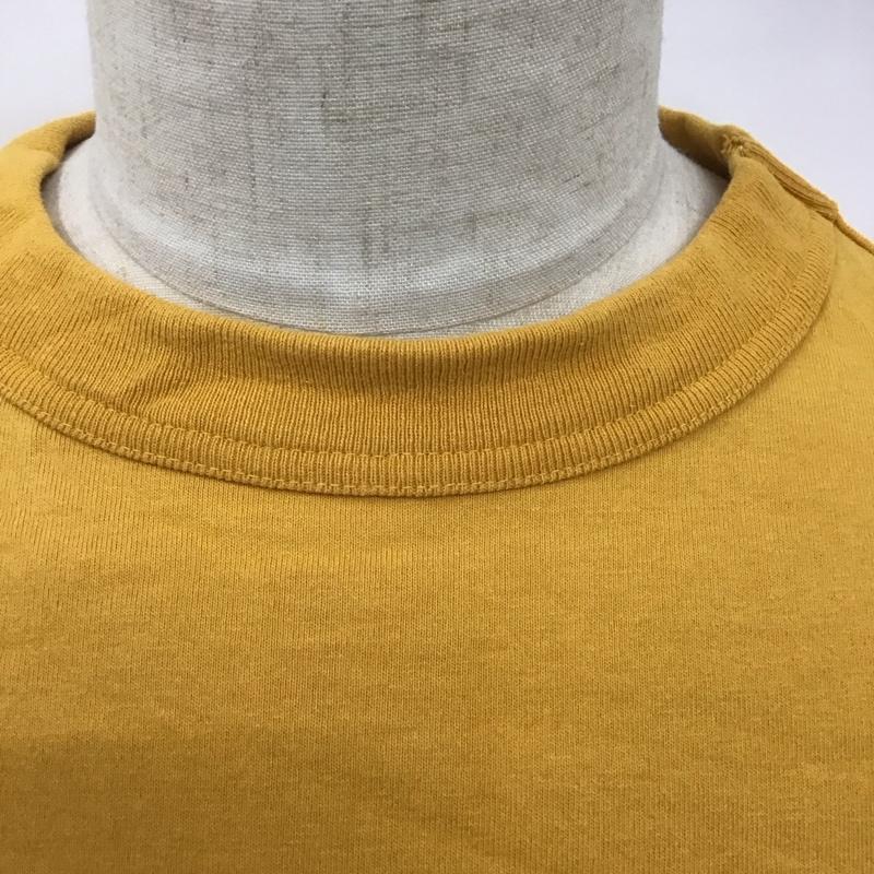 チャンピオン Campion Tシャツ 半袖 L 無地 黄 / イエロー /  メンズ USED 古着 中古 10128256