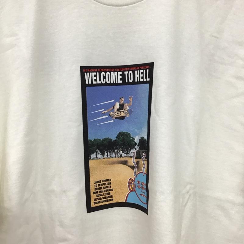 シュプリーム Supreme Tシャツ 半袖 24ss toyMachineWelcomeToHellTee プリントTシャツ XL プリント 白 / ホワイト /  メンズ USED 古着 中古 10149544