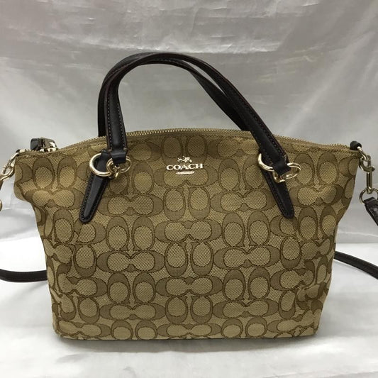 コーチ COACH ハンドバッグ ハンドバッグ F36625 シグネチャー 2WAY 総柄 ベージュ / ベージュ / X 茶 / ブラウン /  レディース USED 古着 中古 10119659