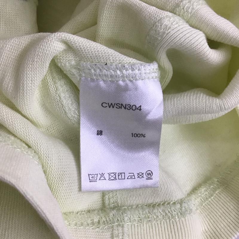チャンピオン Champion Tシャツ 半袖 半袖カットソー 刺繍Tシャツ クルーネックカットソー M ロゴ、文字 黄 / イエロー /  メンズ USED 古着 中古 10107310
