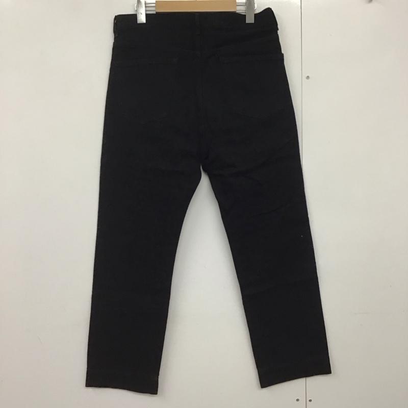 ナノユニバース nano・universe パンツ デニム、ジーンズ 668-2227205 ストレートパンツ デニムパンツ M 無地 黒 / ブラック /  メンズ USED 古着 中古 10140866