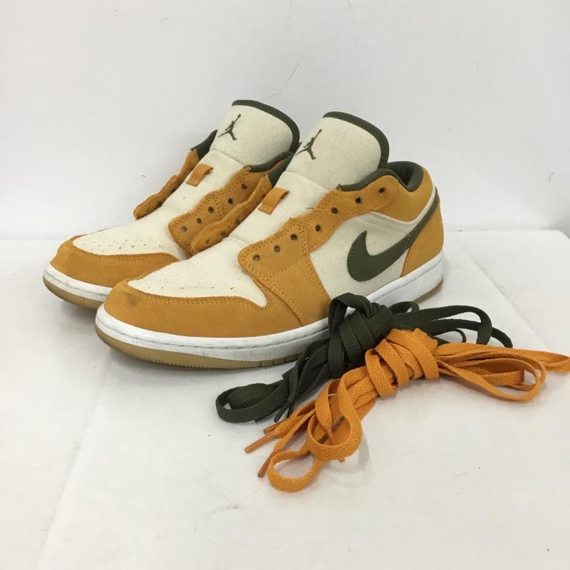 ナイキ NIKE スニーカー スニーカー DH6931-102 AIR JORDAN 1 LOW SE 26.5cm 26.5cm ロゴ、文字 ベージュ / ベージュ / X カーキ / カーキ / X マスタード / マスタード /  メンズ USED 古着 中古 10147717