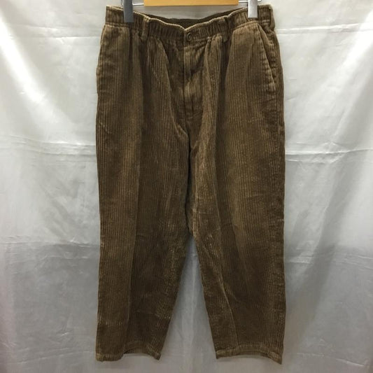 センスオブプレイス SENSEOFPLACE パンツ ワークパンツ、ペインターパンツ aa97-14b022 コーデュロイパンツ ワイドパンツ カジュアルパンツ M 無地 茶 / ブラウン /  メンズ USED 古着 中古 10114068