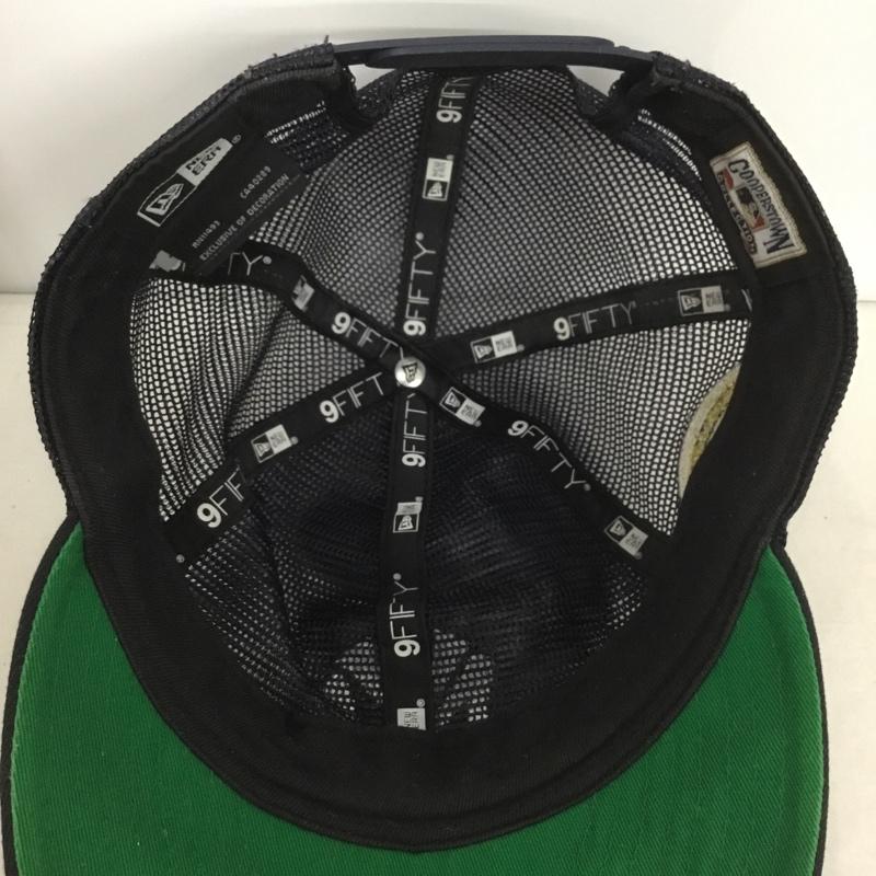 ニューエラ NEW ERA 帽子 キャップ NY ニューヨークヤンキース 9FIFTY メッシュ ロゴ、文字 紺 / ネイビー /  メンズ USED 古着 中古 10140430