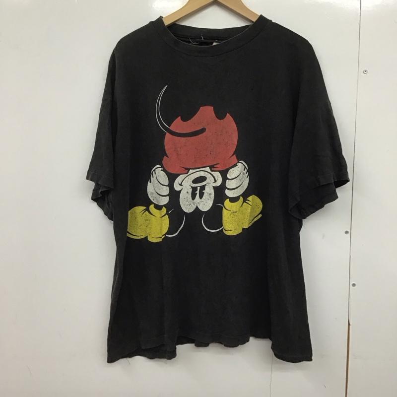 古着 USED Tシャツ 半袖 半袖カットソー プリントTシャツ クルーネックカットソー ONE SIZE プリント ダークグレー / ダークグレー /  メンズ USED 古着 中古 10146717