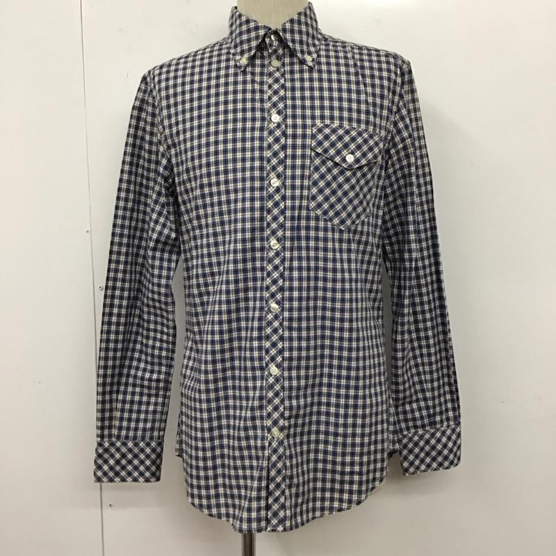 ドルチェアンドガッバーナ DOLCE&GABBANA シャツ、ブラウス 長袖 長袖シャツ チェックシャツ カラーシャツ ボタンダウンシャツ チェック マルチカラー / マルチカラー /  メンズ USED 古着 中古 10127742