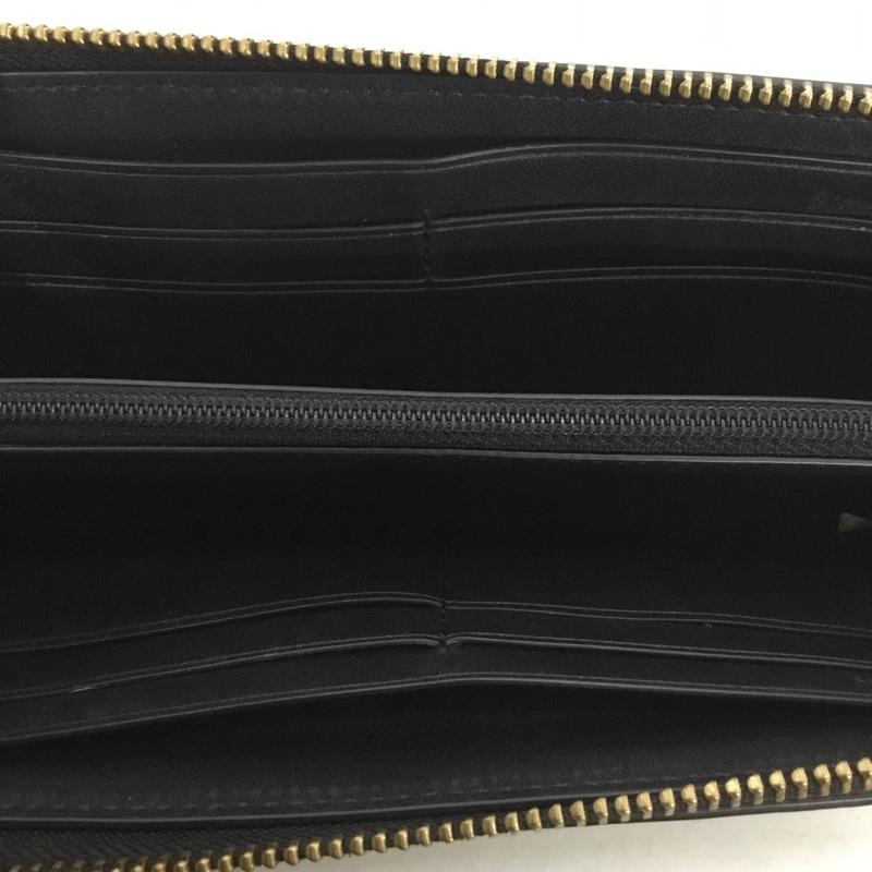 コーチ COACH 財布 長財布 F59267 ラウンドファスナー シグネチャー ロゴ、文字 黒 / ブラック / X 茶 / ブラウン /  レディース USED 古着 中古 10134630