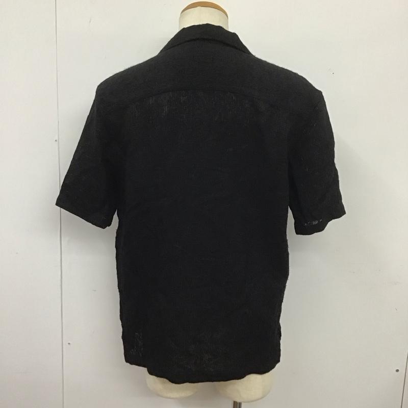 ザラ ZARA シャツ、ブラウス 半袖 半袖シャツ 無地シャツ カラーシャツ S  黒 / ブラック /  メンズ USED 古着 中古 10126660
