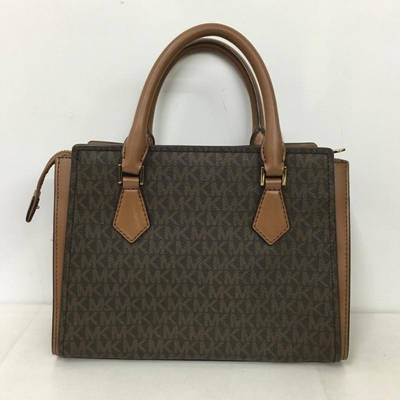 マイケルコース MICHAEL KORS ハンドバッグ ハンドバッグ 35T0GWXM8B 2WAY ショルダーバッグ ロゴ、文字 茶 / ブラウン / X ダークブラウン / ダークブラウン /  レディース USED 古着 中古 10144930