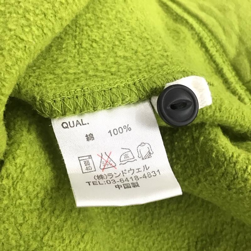 チャムス CHUMS トレーナー 長袖 裏起毛 ショールカラー スウェット M ワンポイント 薄緑 / ライトグリーン /  メンズ USED 古着 中古 10139508