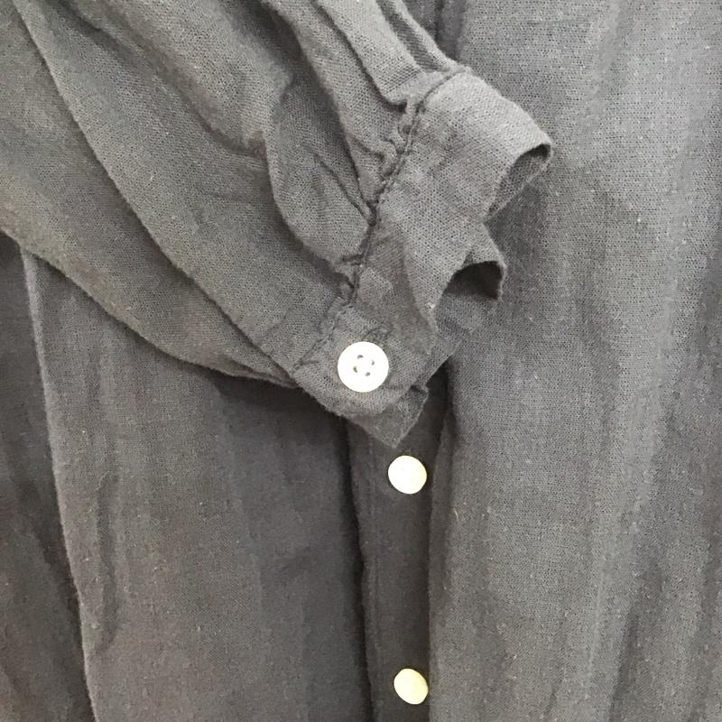スタディオクリップ studio CLIP シャツワンピース 長袖 FS174002-1 コットン ガーゼ M 無地 紺 / ネイビー /  レディース USED 古着 中古 10144385