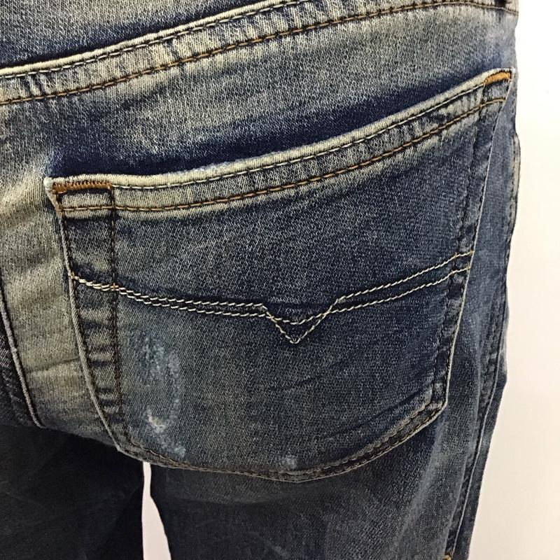 ディーゼル DIESEL パンツ デニム、ジーンズ 無地 インディゴ / インディゴ /  レディース USED 古着 中古 10121371