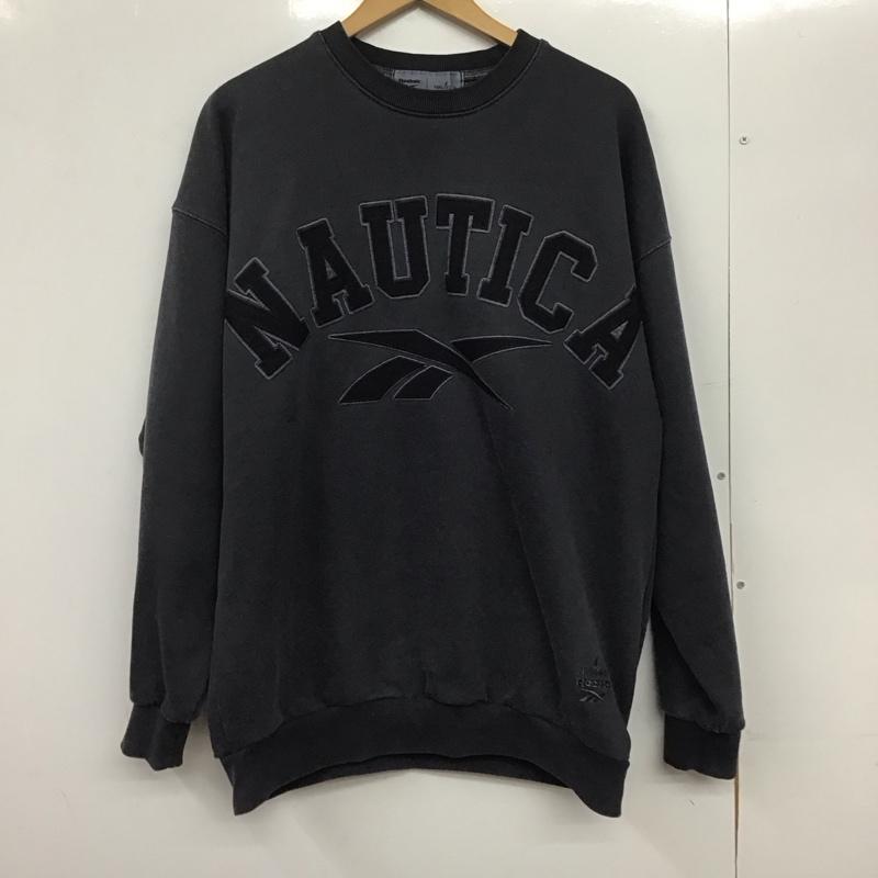 リーボック Reebok トレーナー 長袖 長袖トレーナー スウェット natica freaksstore M ロゴ、文字 紺 / ネイビー /  メンズ USED 古着 中古 10145998
