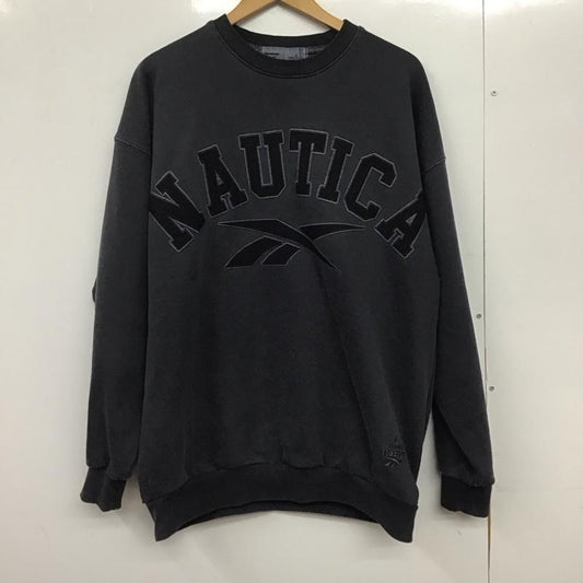 リーボック Reebok トレーナー 長袖 長袖トレーナー スウェット natica freaksstore M ロゴ、文字 紺 / ネイビー /  メンズ USED 古着 中古 10145998