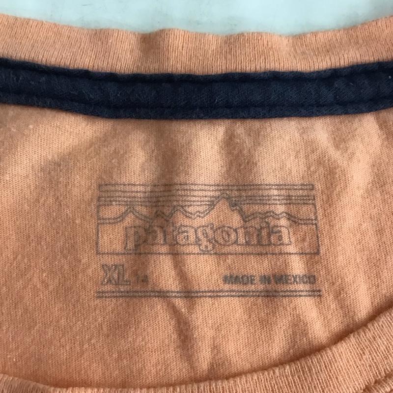 パタゴニア patagonia Tシャツ 半袖 STY62150SP19 XL プリント 橙 / オレンジ /  メンズ USED 古着 中古 10118315
